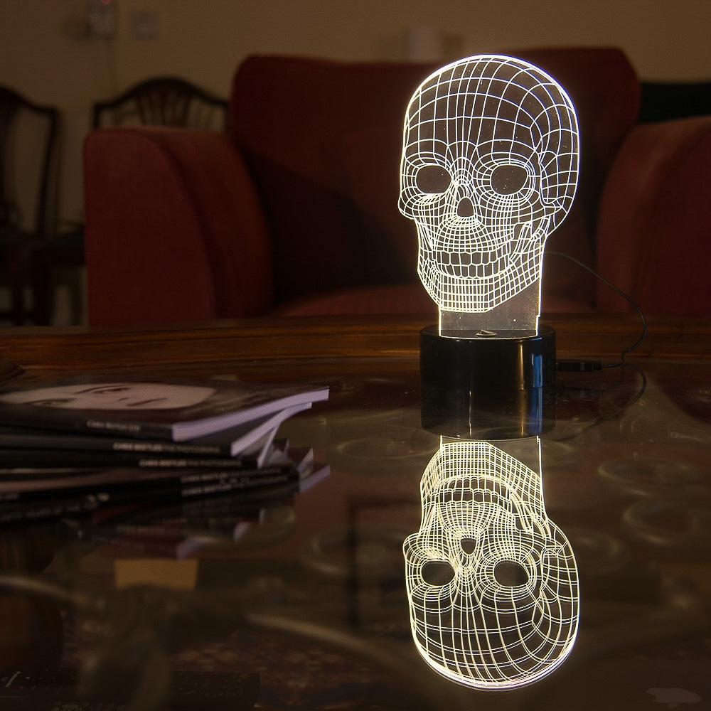 3D Skull Lamp