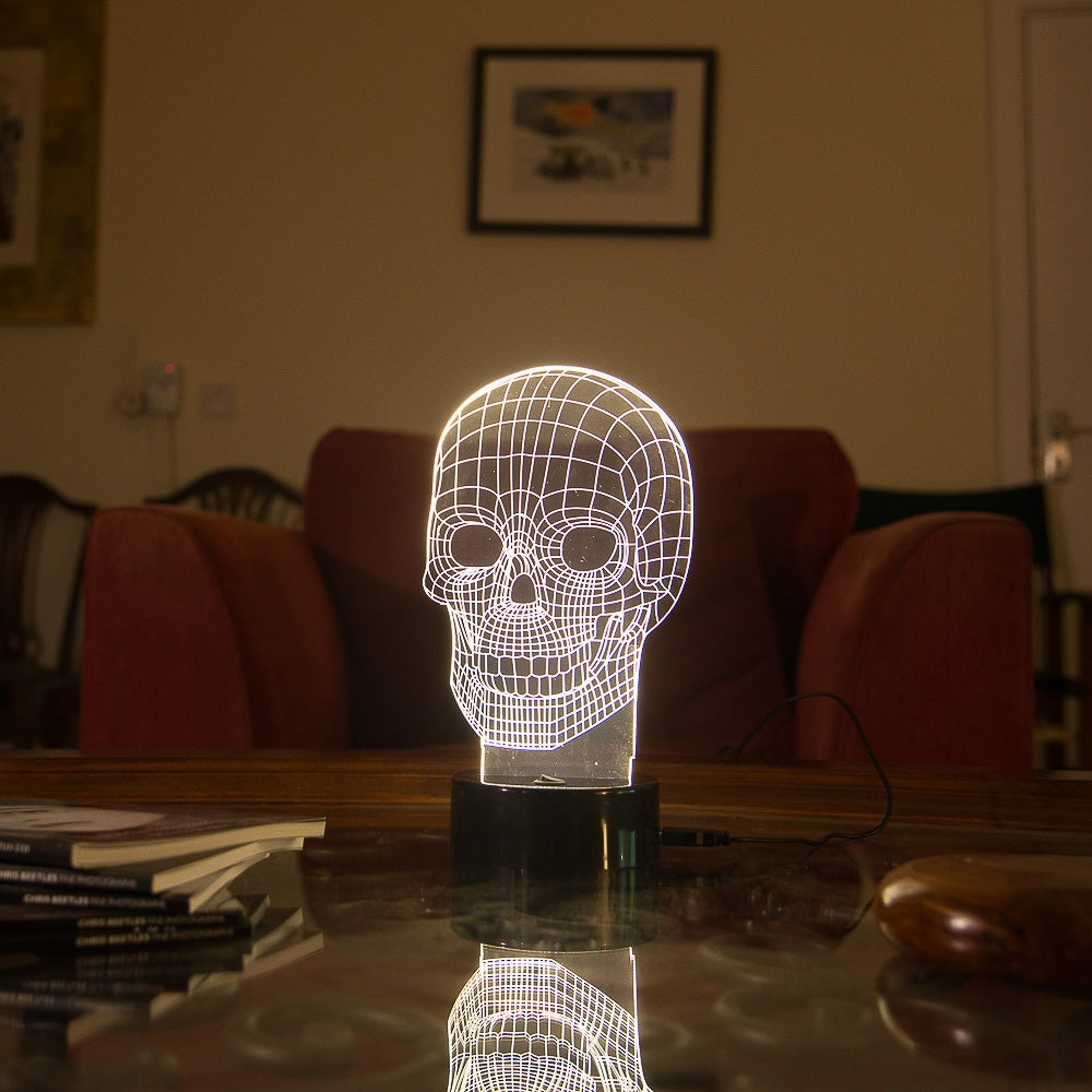 3D Skull Lamp
