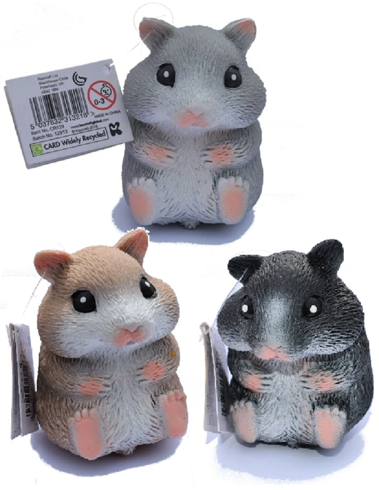 Keycraft Hamster Beanies 8cm