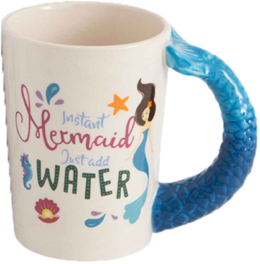 Giftworks Mermaid Handle Mug 300ml