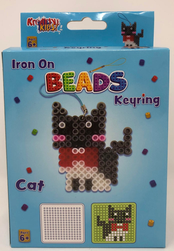 KandyToys Iron On Beads Keyring - 4 Designs