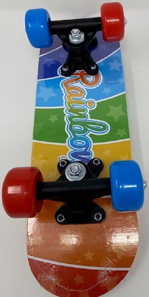 HGL 43cm Rainbow Skateboard With Flashing Wheels