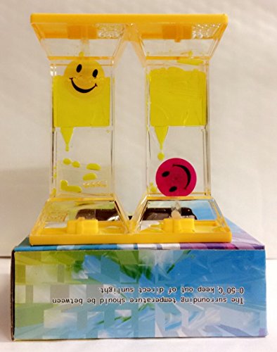 Dual Liquid Timer with Smiley Face (Rectangle)
