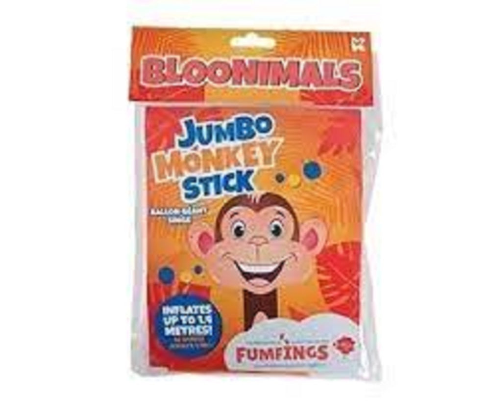 Fumfings Novelty 1.4m Bloonimals Inflatable Monkey