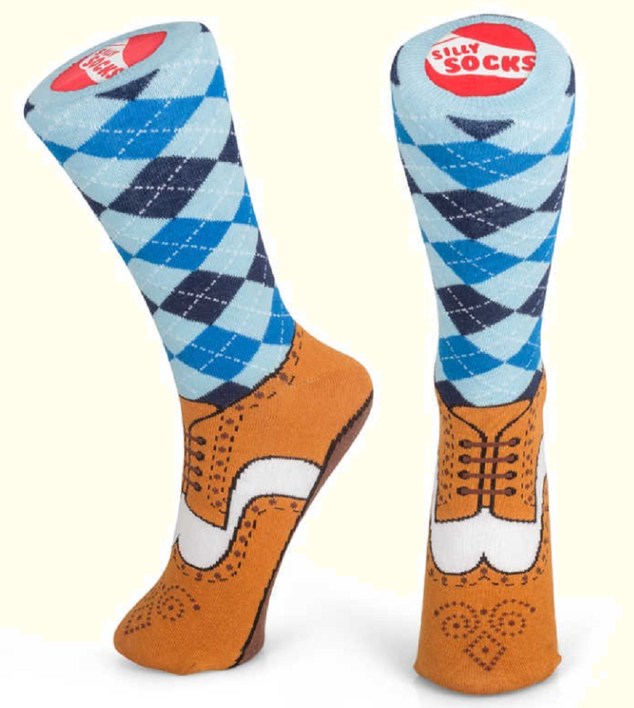 Silly Brogue Socks Size 5 - 11