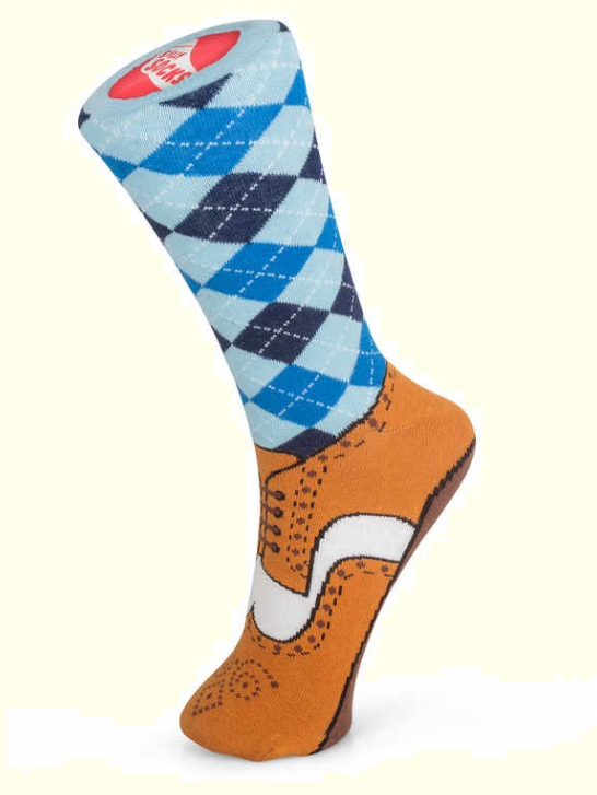 Silly Brogue Socks Size 5 - 11