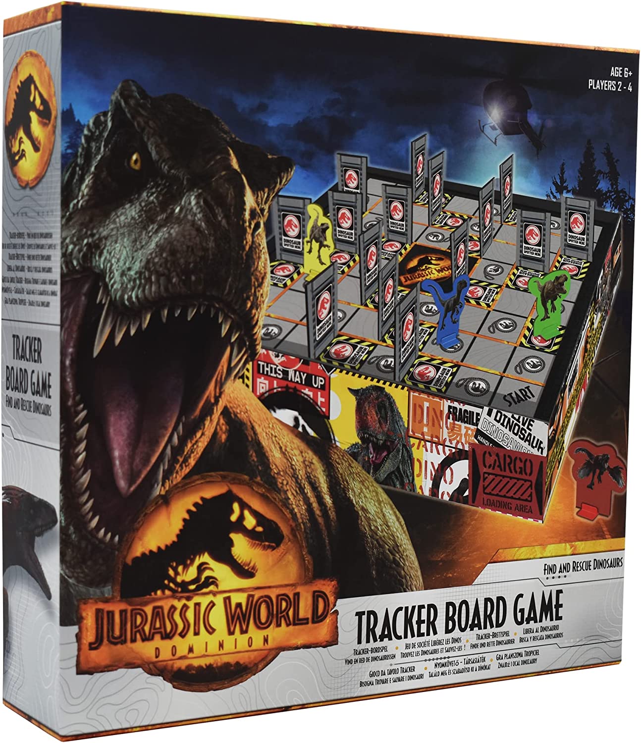 Jurassic World Tracker Board Game