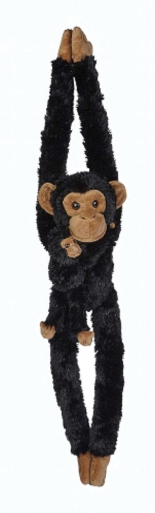 Ravensden Plush Chimpanzee Hanging With Baby 84cm