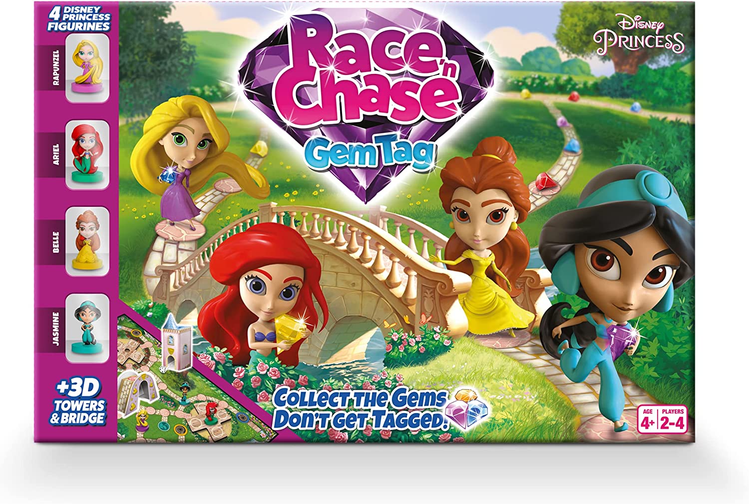 Disney Princess Race N' Chase Board Game
