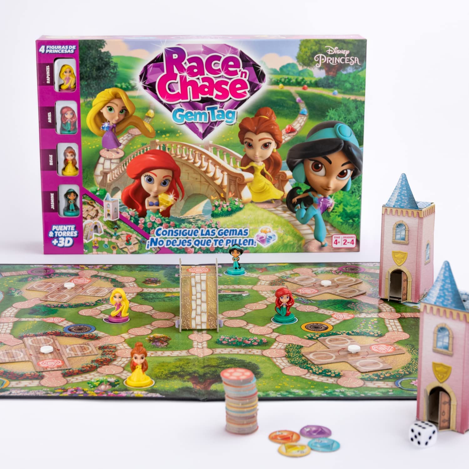 Disney Princess Race N' Chase Board Game
