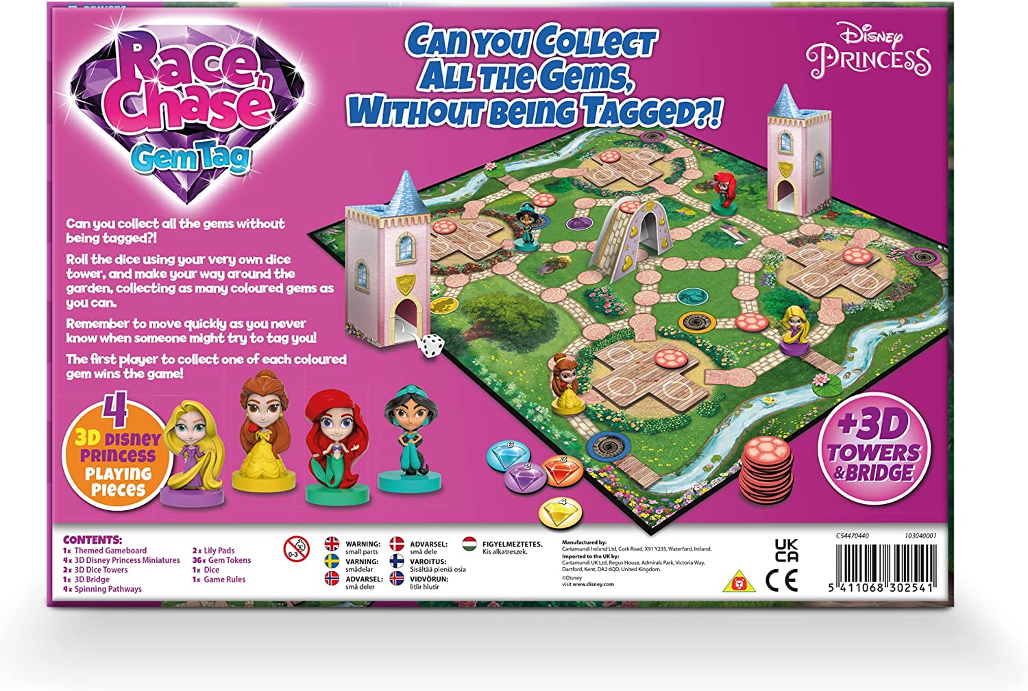 Disney Princess Race N' Chase Board Game