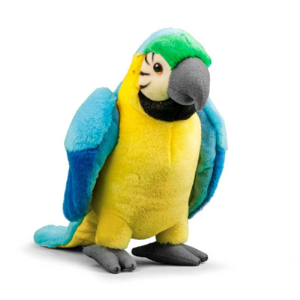 Animigos World Of Nature 21cm Blue Macaw Parrot