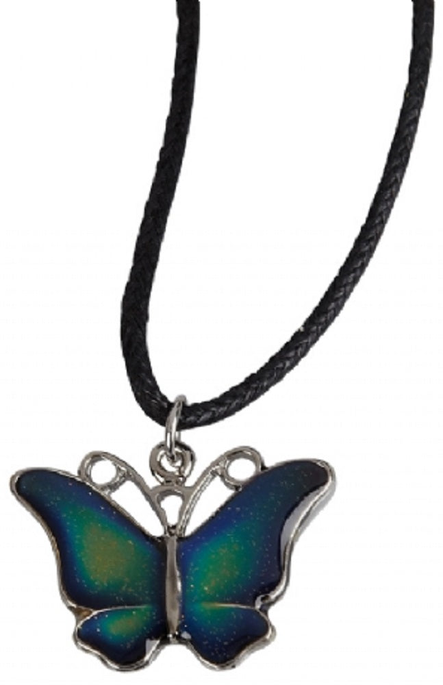 Ravensden Butterfly Colour Changing Mood Necklace