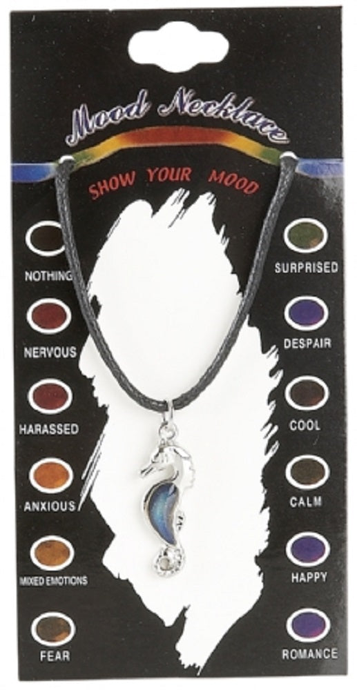 Ravensden Seahorse Colour Changing Mood Necklace