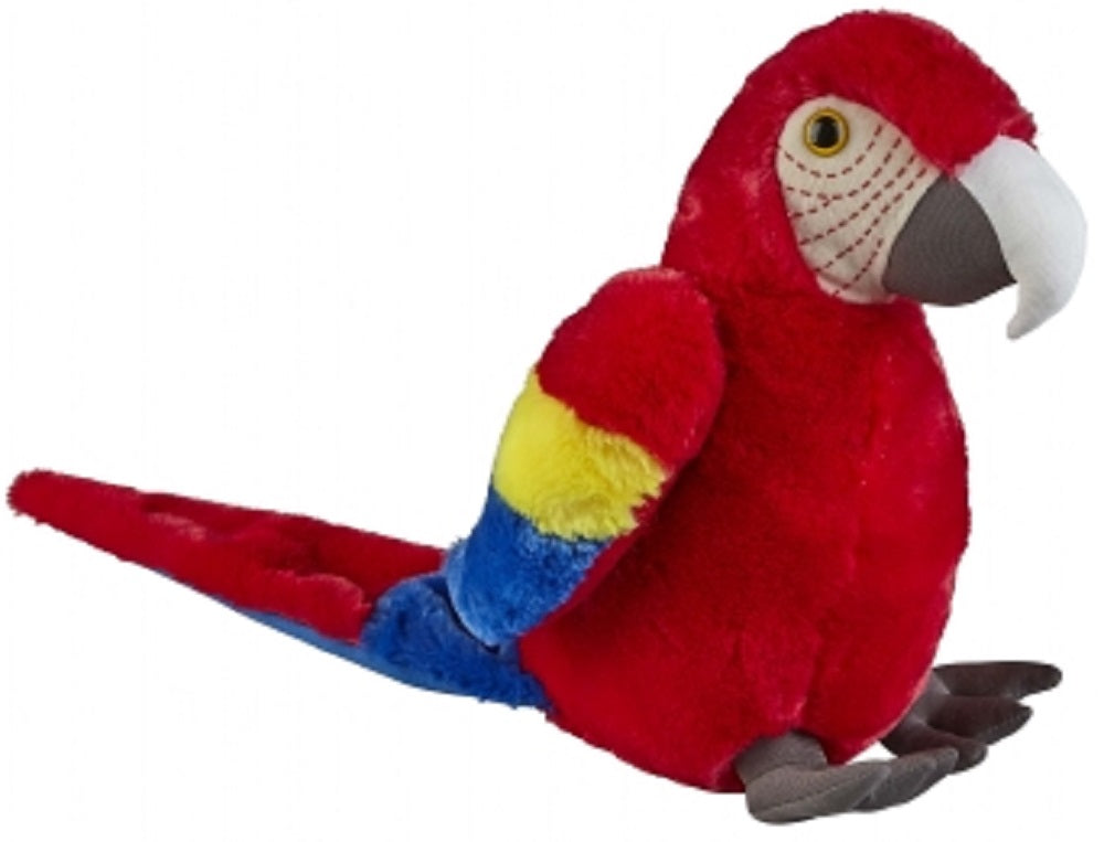 Ravensden Soft Toy Scarlet Macaw Parrot 30cm
