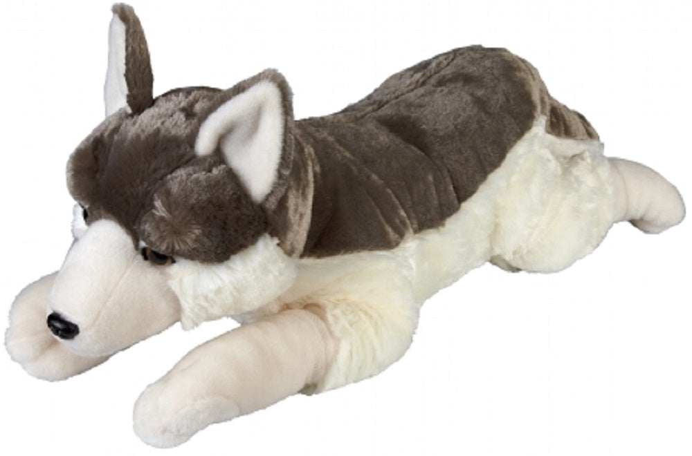 Ravensden Soft Toy Laying Wolf 60cm