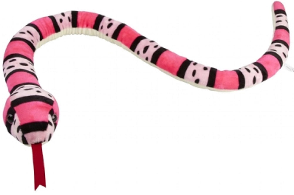 Ravensden Soft Toy Snake Pink 150cm