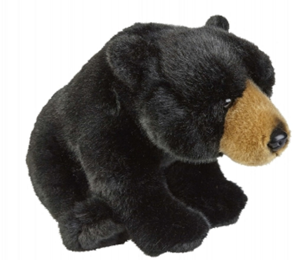 Ravensden Soft Toy Black Bear Sitting 28cm