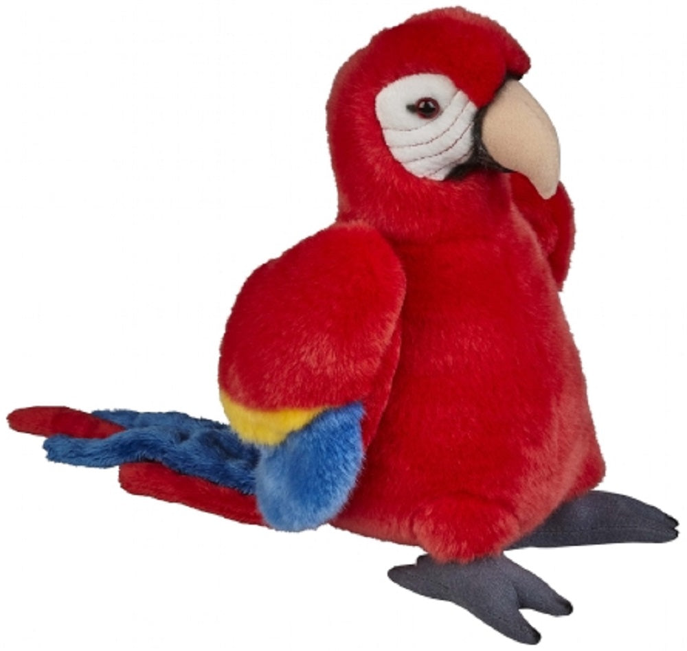 Ravensden Soft Toy Scarlet Macaw Parrot 26cm