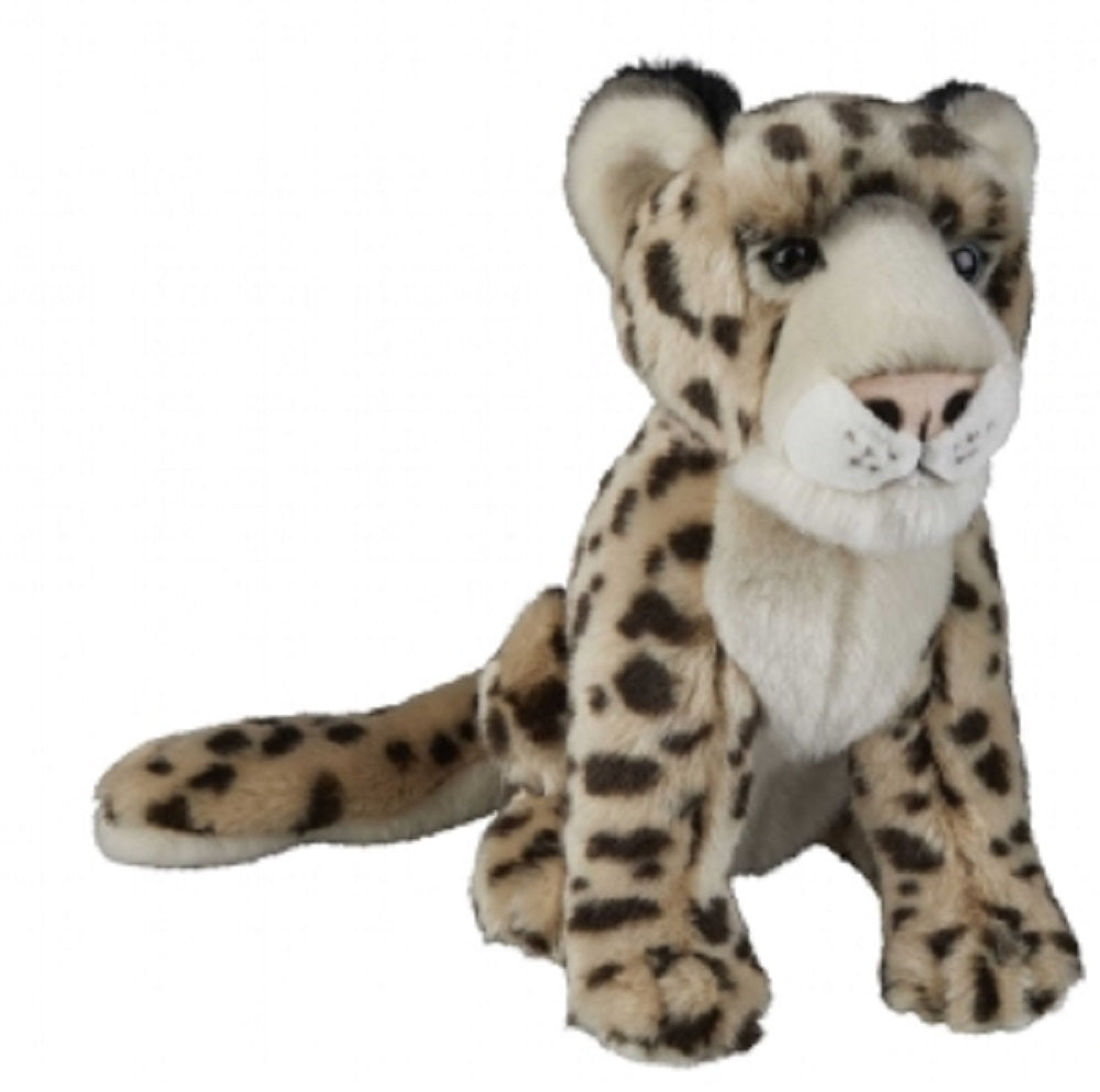 Ravensden Soft Toy Snow Leopard 28cm Sitting