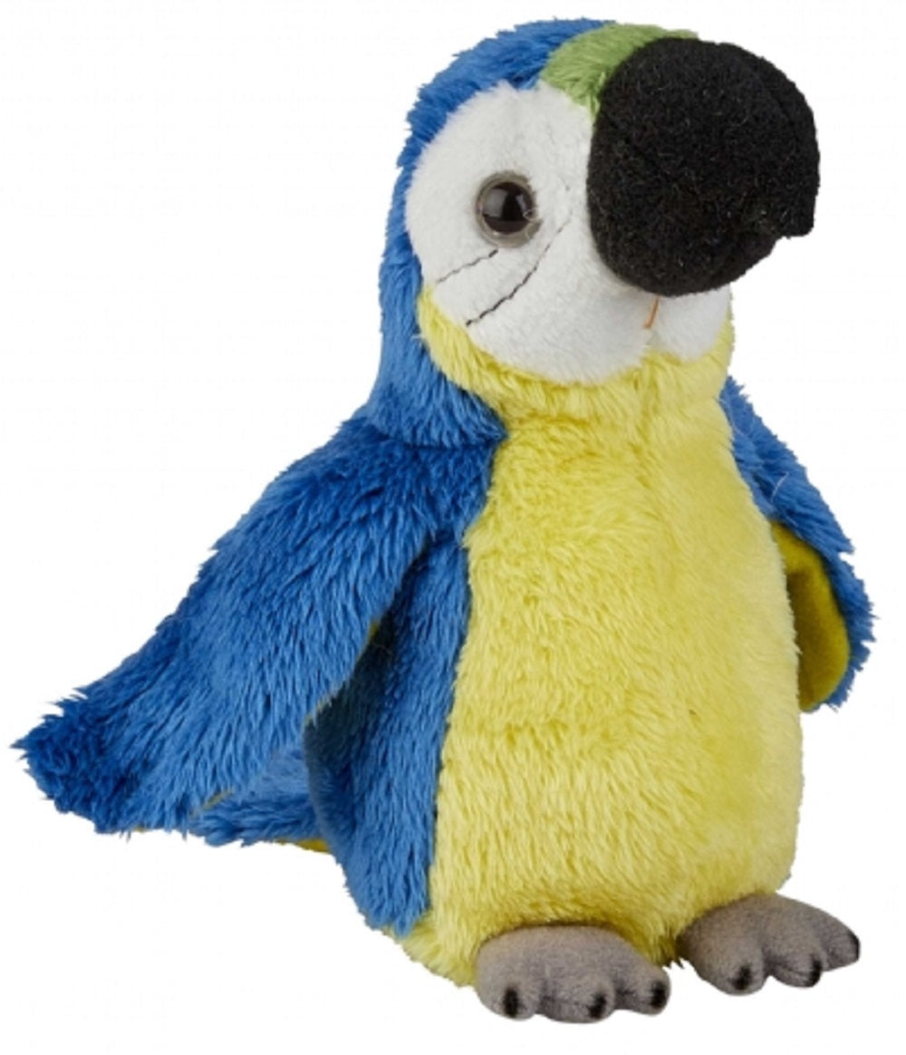 Ravensden Soft Toy Blue & Gold Macaw Parrot 15cm
