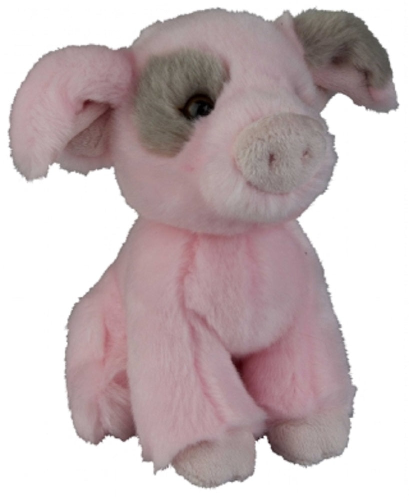 KandyToys Soft Toy Sitting Pig 18cm