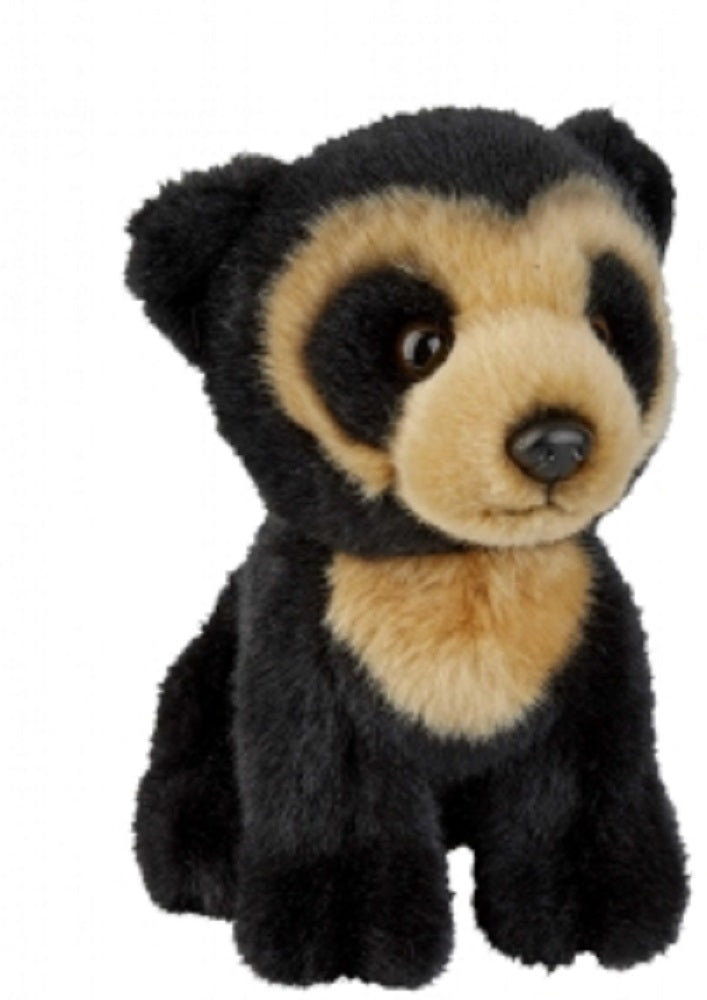 Ravensden Soft Toy Spectacled Bear Sitting 18cm