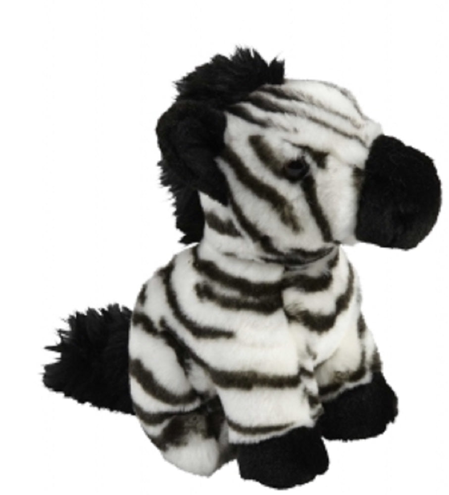 Ravensden Soft Toy Zebra Sitting 18cm