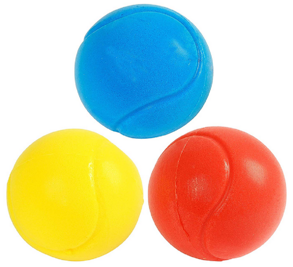 HTI Fun Sport Soft Ball 70mm Tennis Ball 3 Pack