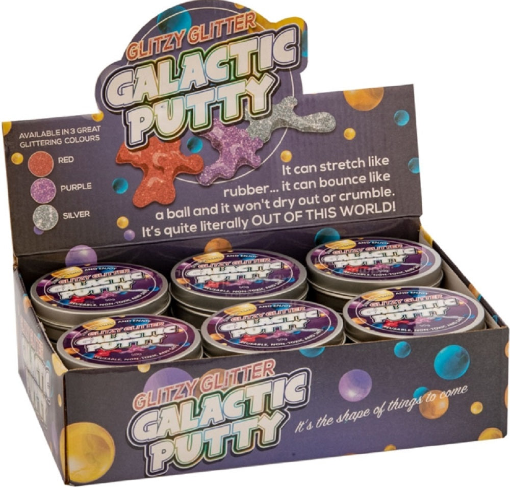 Funtime Gifts Glitzy Glitter Galactic Putty
