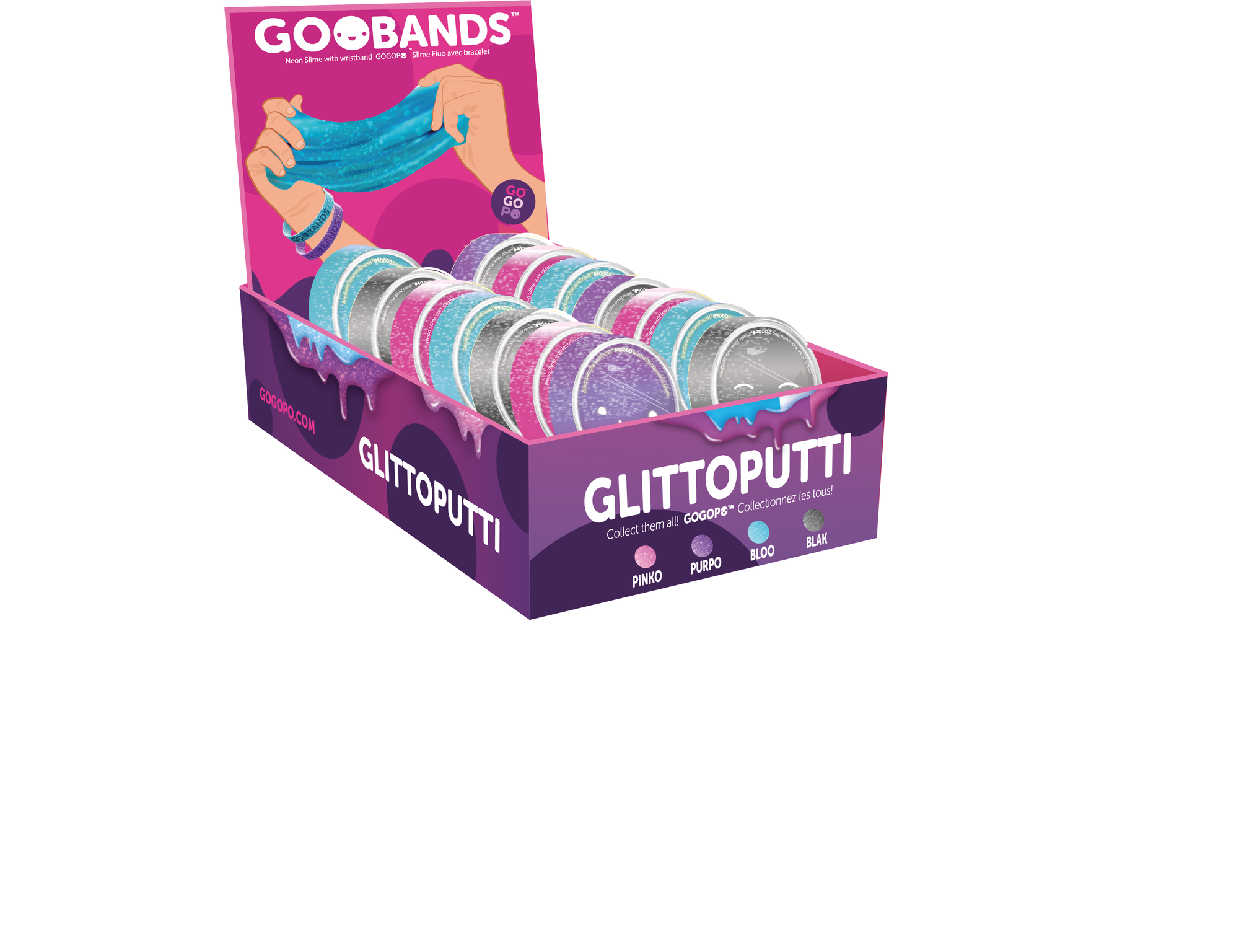 Goobands Glittoputti With Wristband