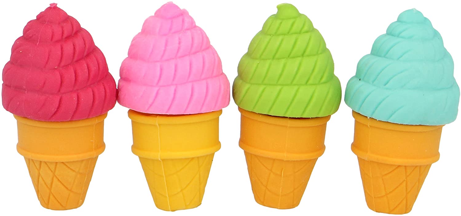 GOGOPO Mini Ice Cream Erasers