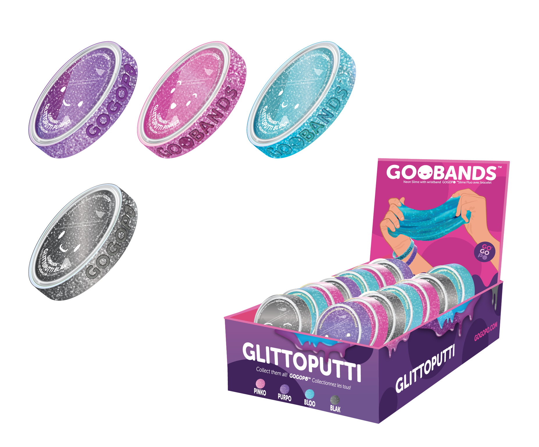 Goobands Glittoputti With Wristband