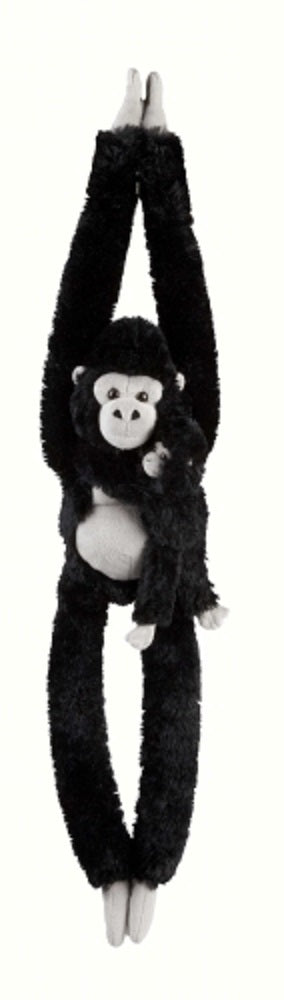 Ravensden Plush Soft Gorilla Hanging With Baby 84cm