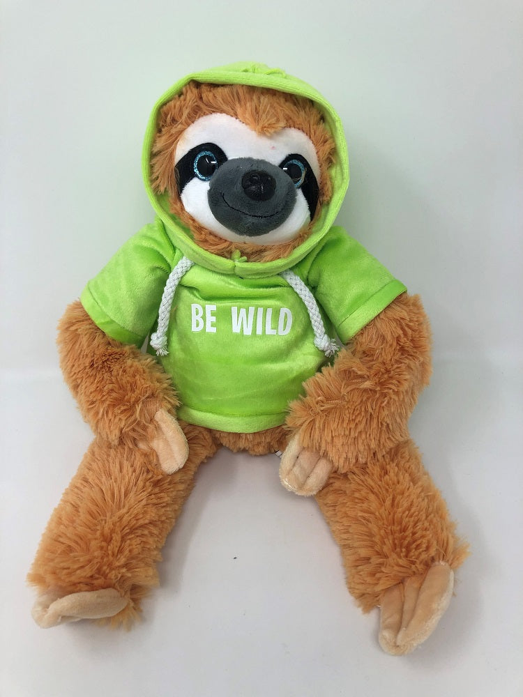 Giftworks Sloth Plush In Hoodie
