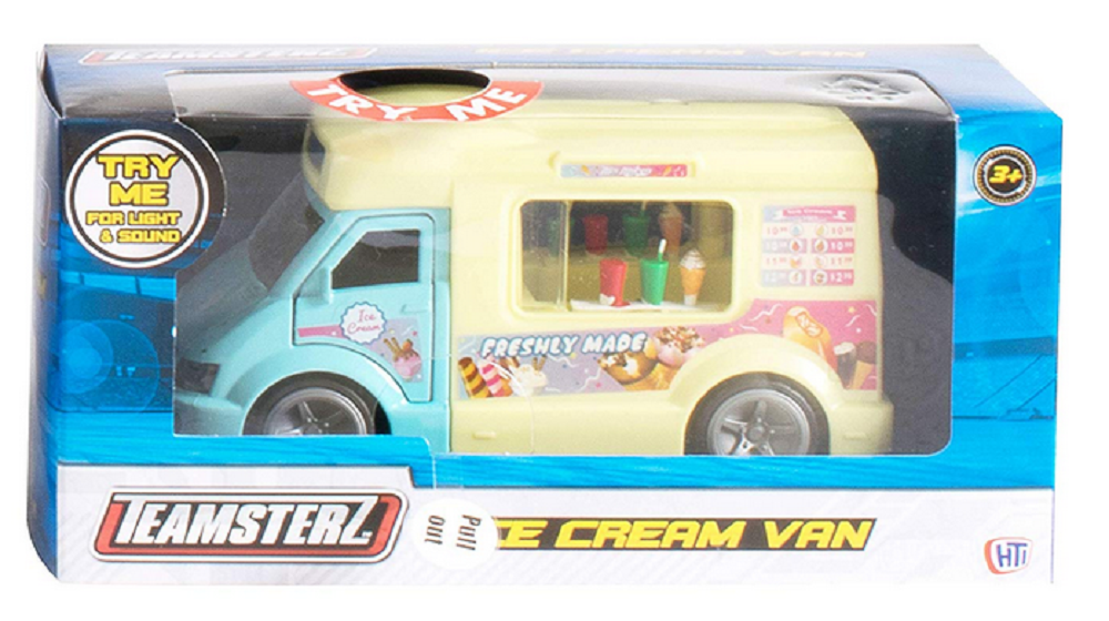 HTI Teamsterz Light and Sound Die Cast Ice Cream Van