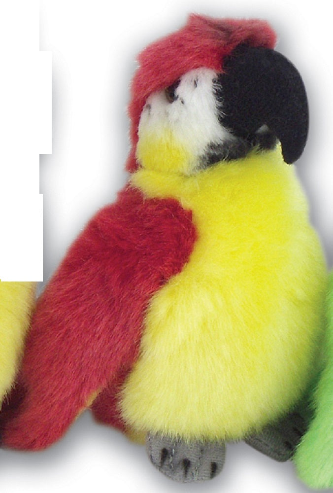 Ark Toys Soft Toy Macaw Parrot With Beans