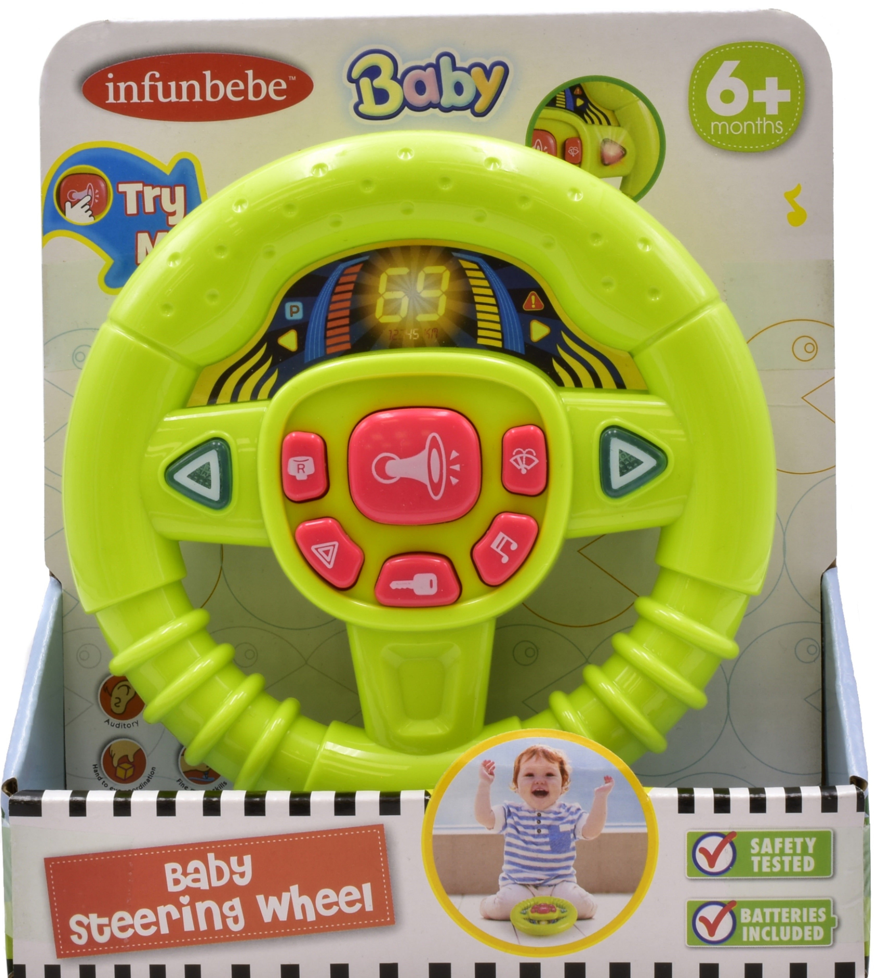 Kandytoys Baby Steering Wheel 20cm
