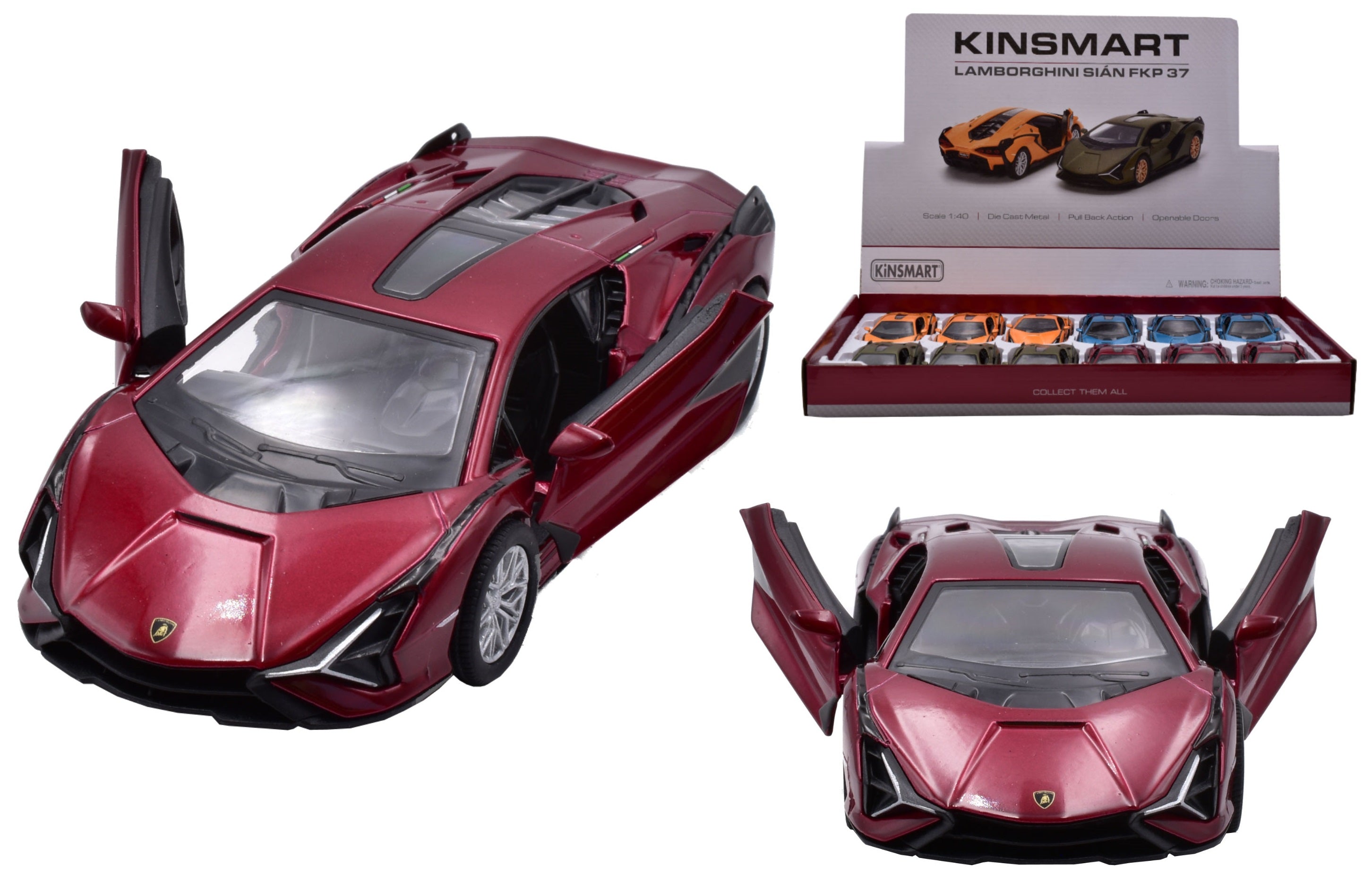 Kinsmart Pullback Lamborghini Sian Fkp 37
