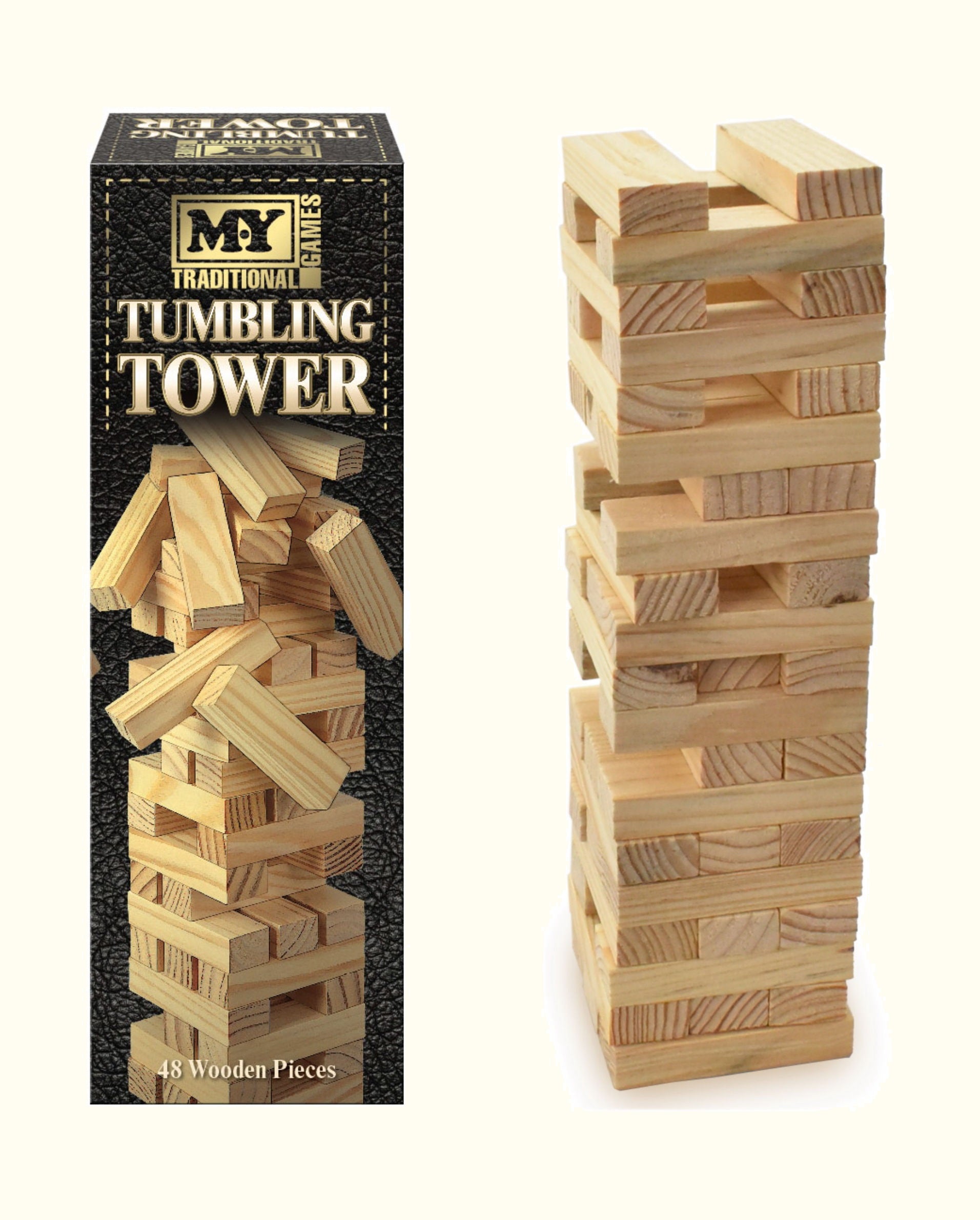 Traditional Large Wooden Tumbling Tower