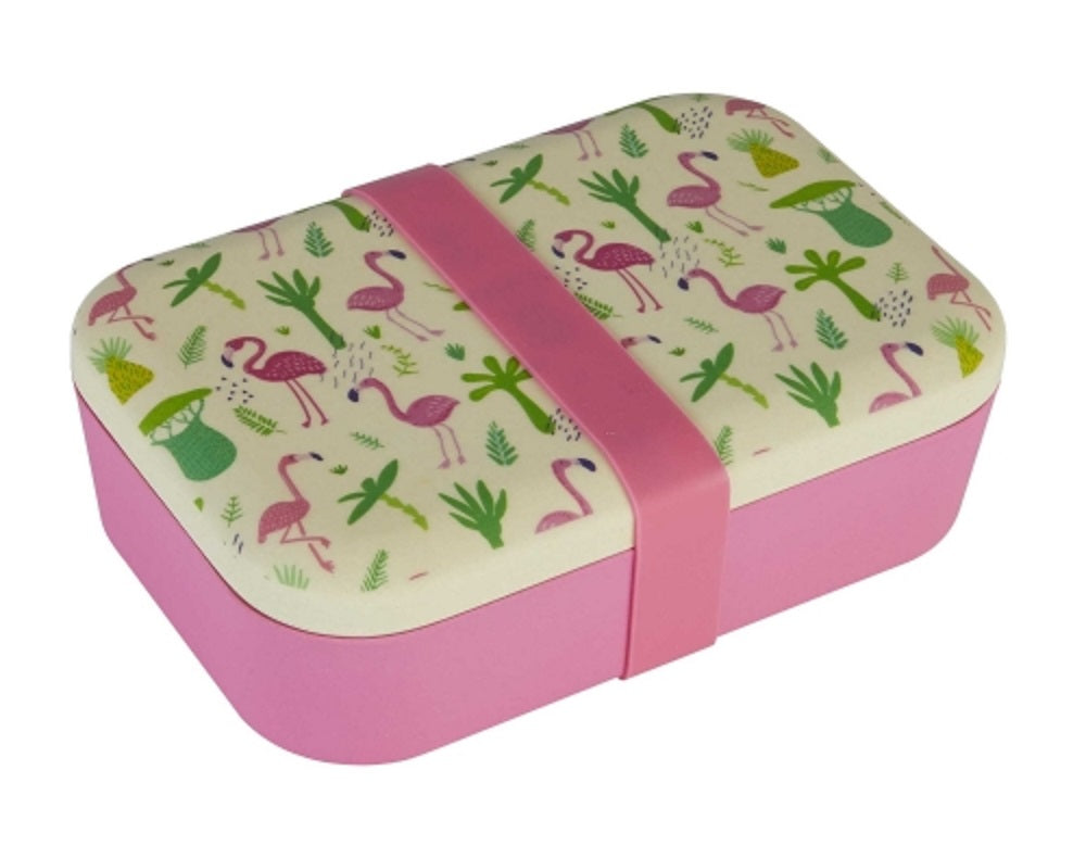 Ravensden Flamingo Lunch Box 19cm