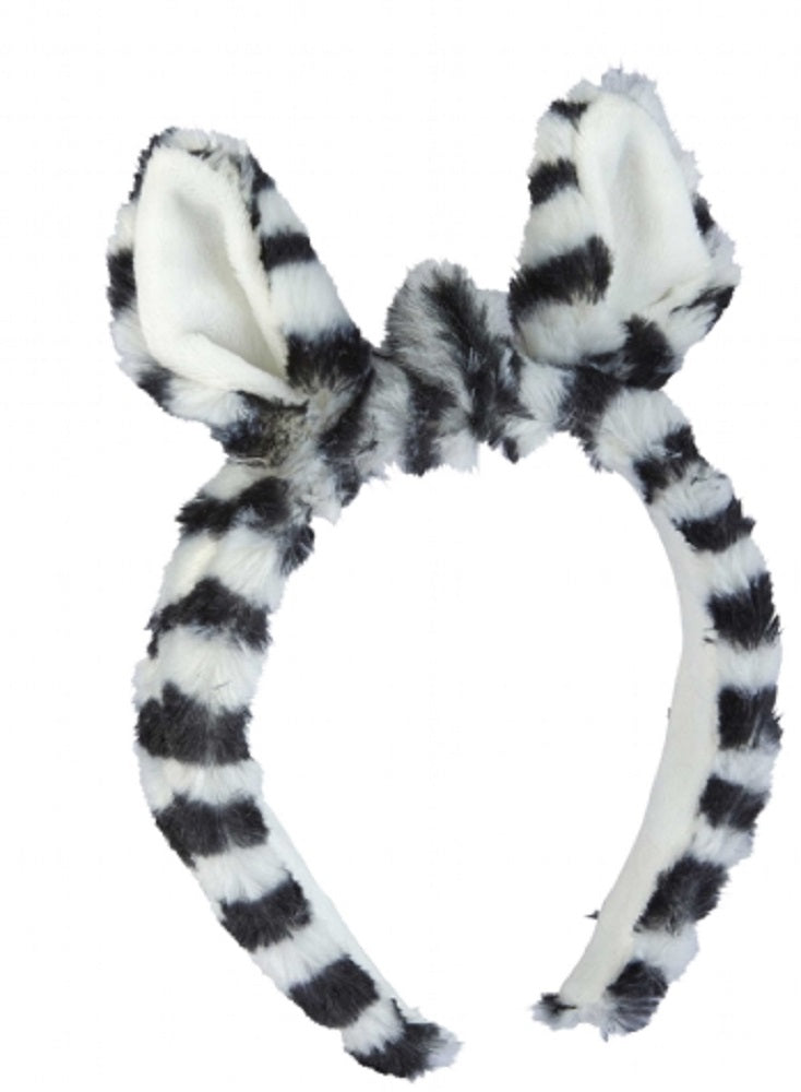 Ravensden Plush Zebra Headband With Ears