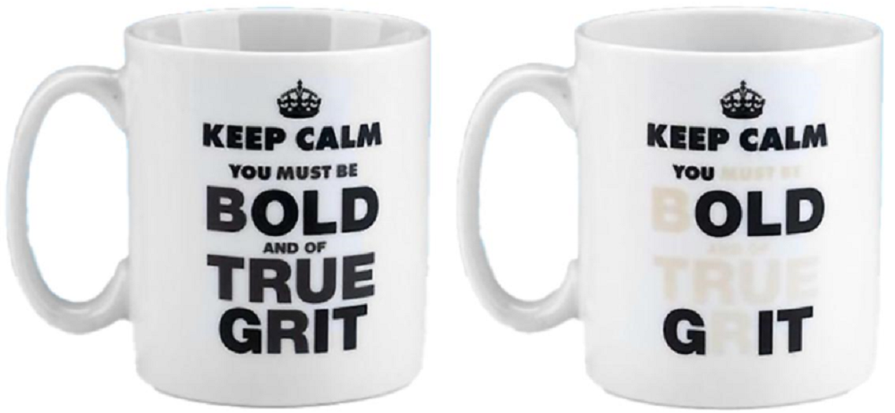 Giftworks True Grit Heat Change Ceramic Mug 250ml