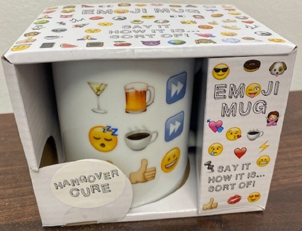 Giftworks Hangover Cure Ceramic Emoji Mug 260ml