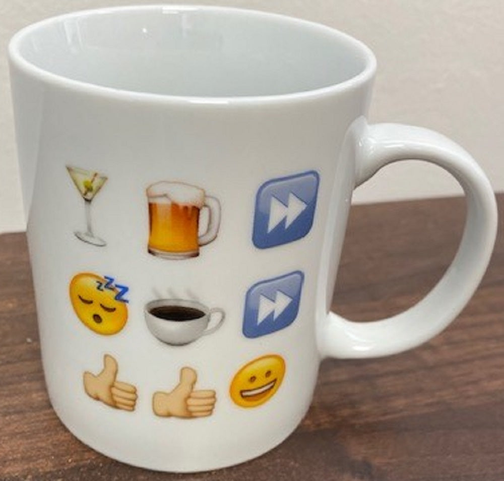 Giftworks Hangover Cure Ceramic Emoji Mug 260ml