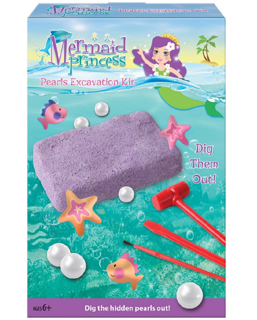 Kandytoys Mermaid Princess Pearl Excavation Kit