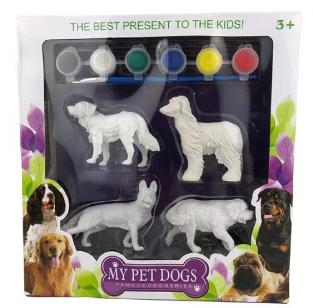 Paint Your Own Pet Dogs 4pcs