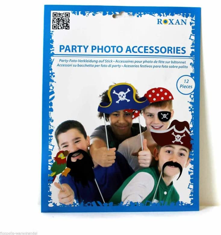 Out Of The Blue Party Photo Accessories - 12 pack