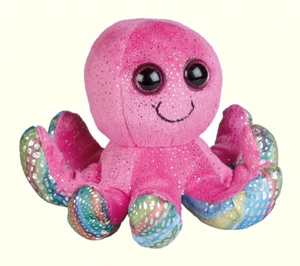 Ravensden Plush Pink Octopus 11cm