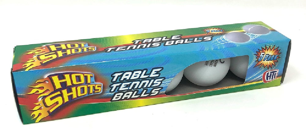 HTI Table Tennis Ball 5 Pack